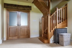 Solid Oak Stair Case