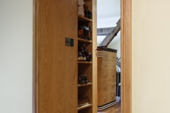 Art Deco Burr Oak Gentleman's Wardrobe and Bathroom