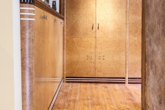 Art Deco Burr Oak Gentleman's Wardrobe and Bathroom