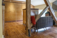 Art Deco Burr Oak Gentleman's Wardrobe and Bathroom