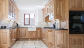 Solid American White Oak Kitchen